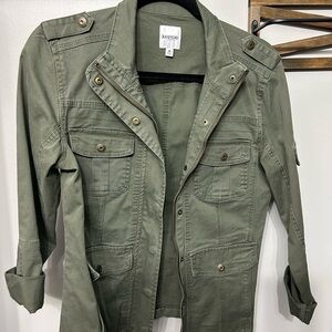 Kensie Olive Green Casual Jacket